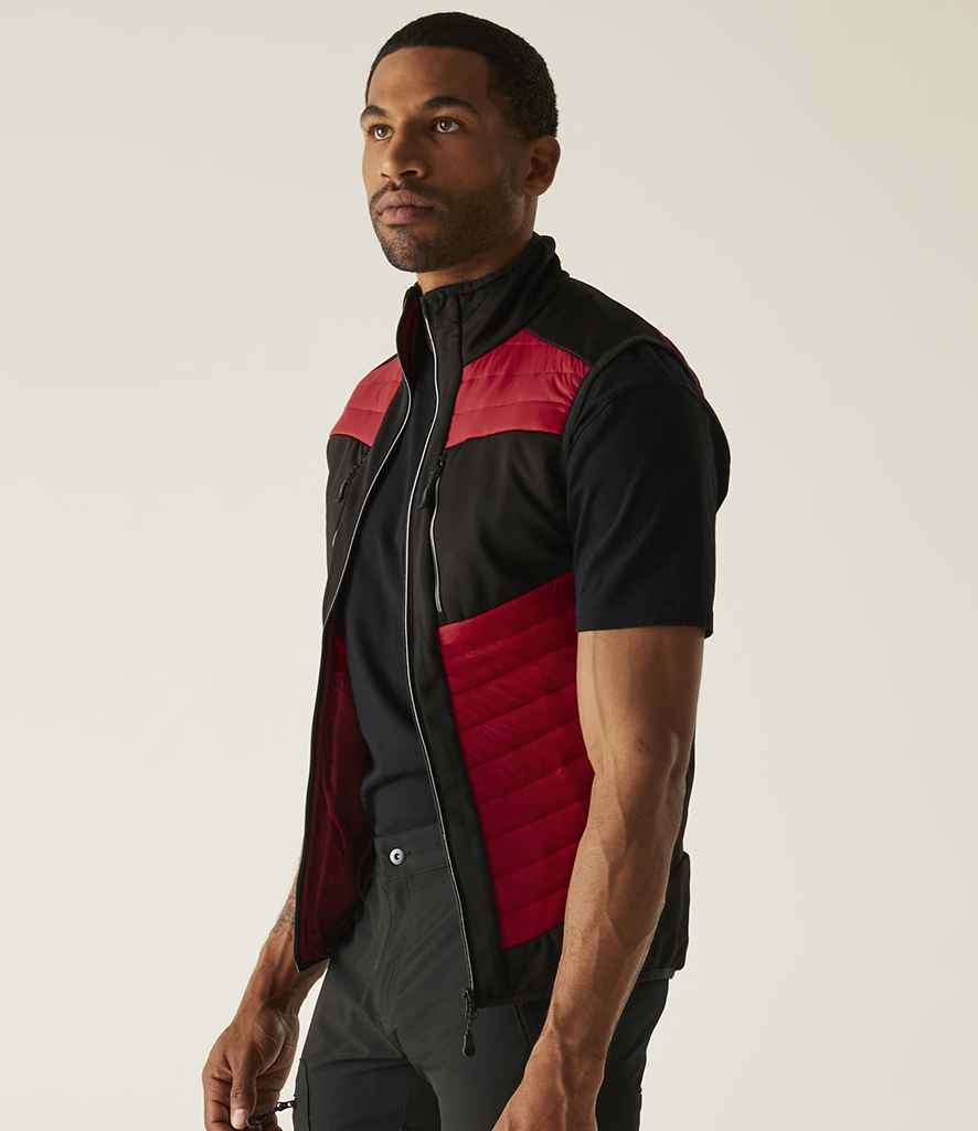 Regatta Professional Regatta E-Volve Unisex Thermal Hybrid Bodywarmer Classic Red/Black