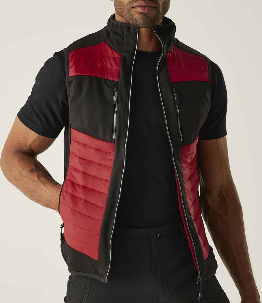 Regatta Professional Regatta E-Volve Unisex Thermal Hybrid Bodywarmer Classic Red/Black