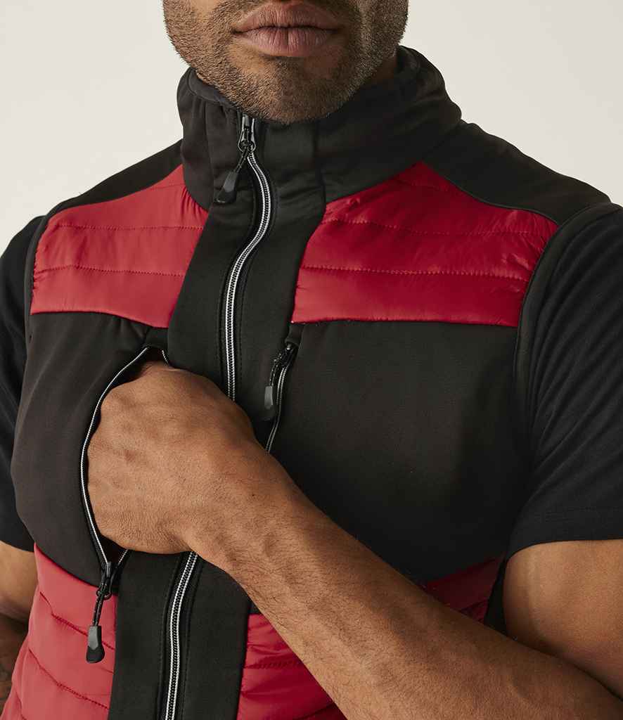 Regatta Professional Regatta E-Volve Unisex Thermal Hybrid Bodywarmer Classic Red/Black