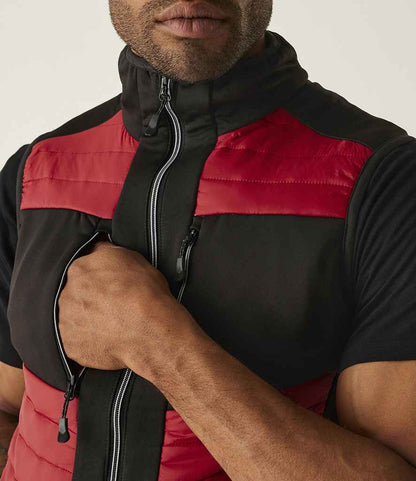 Regatta Professional Regatta E-Volve Unisex Thermal Hybrid Bodywarmer Classic Red/Black
