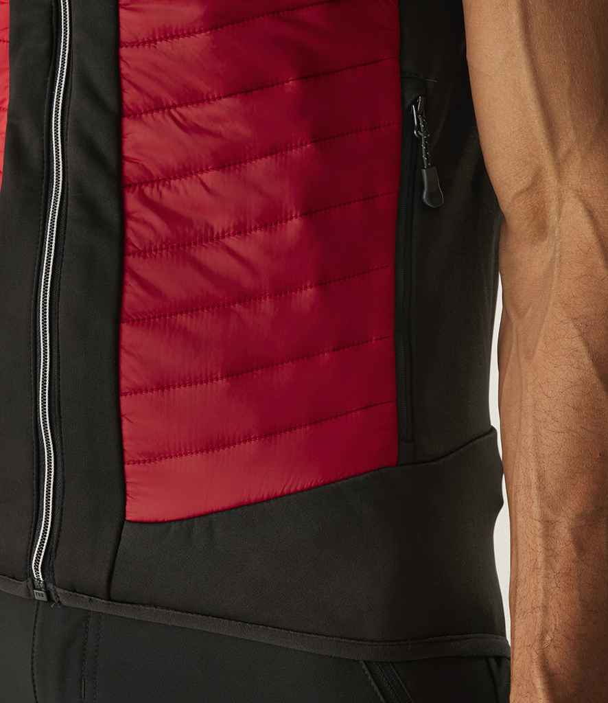 Regatta Professional Regatta E-Volve Unisex Thermal Hybrid Bodywarmer Classic Red/Black