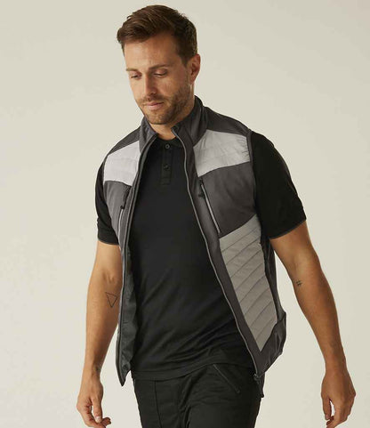Regatta Professional Regatta E-Volve Unisex Thermal Hybrid Bodywarmer Mineral Grey/Ash