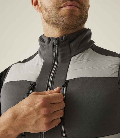 Regatta Professional Regatta E-Volve Unisex Thermal Hybrid Bodywarmer Mineral Grey/Ash