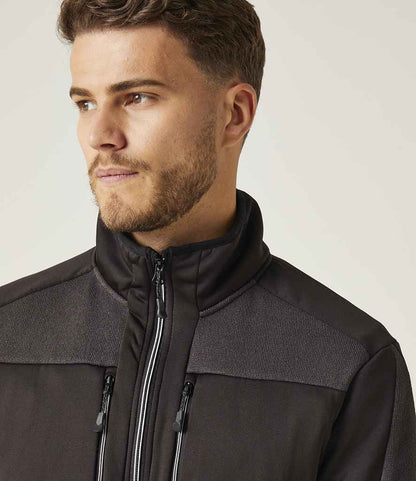 Regatta Professional Regatta E-Volve Unisex Knit Effect Midlayer Top Ash/Black