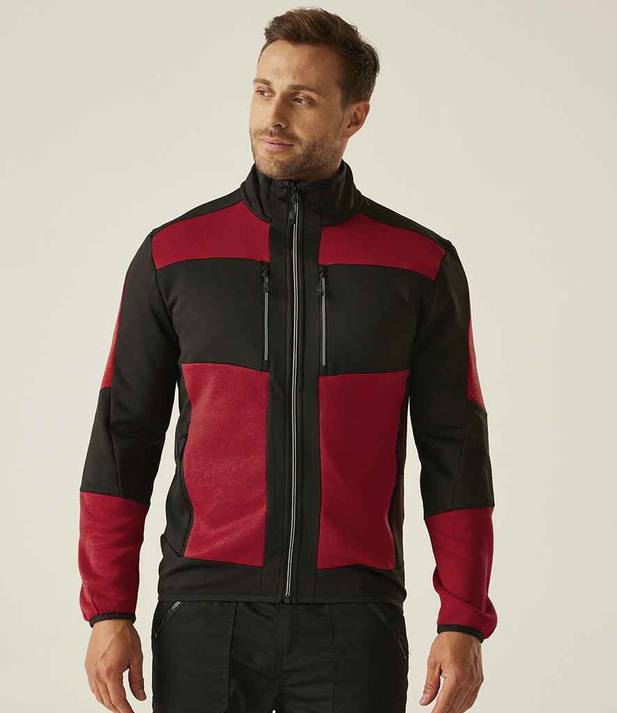 Regatta Professional Regatta E-Volve Unisex Knit Effect Midlayer Top Classic Red/Black