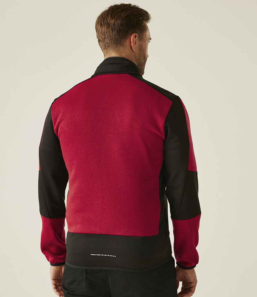 Regatta Professional Regatta E-Volve Unisex Knit Effect Midlayer Top Classic Red/Black