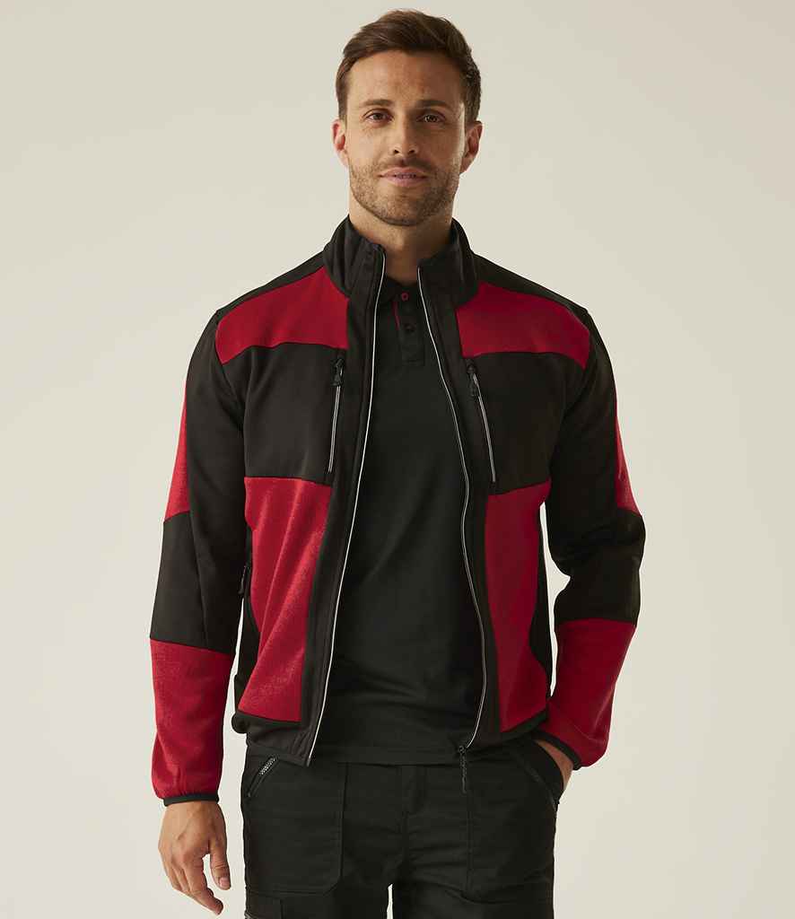 Regatta Professional Regatta E-Volve Unisex Knit Effect Midlayer Top Classic Red/Black