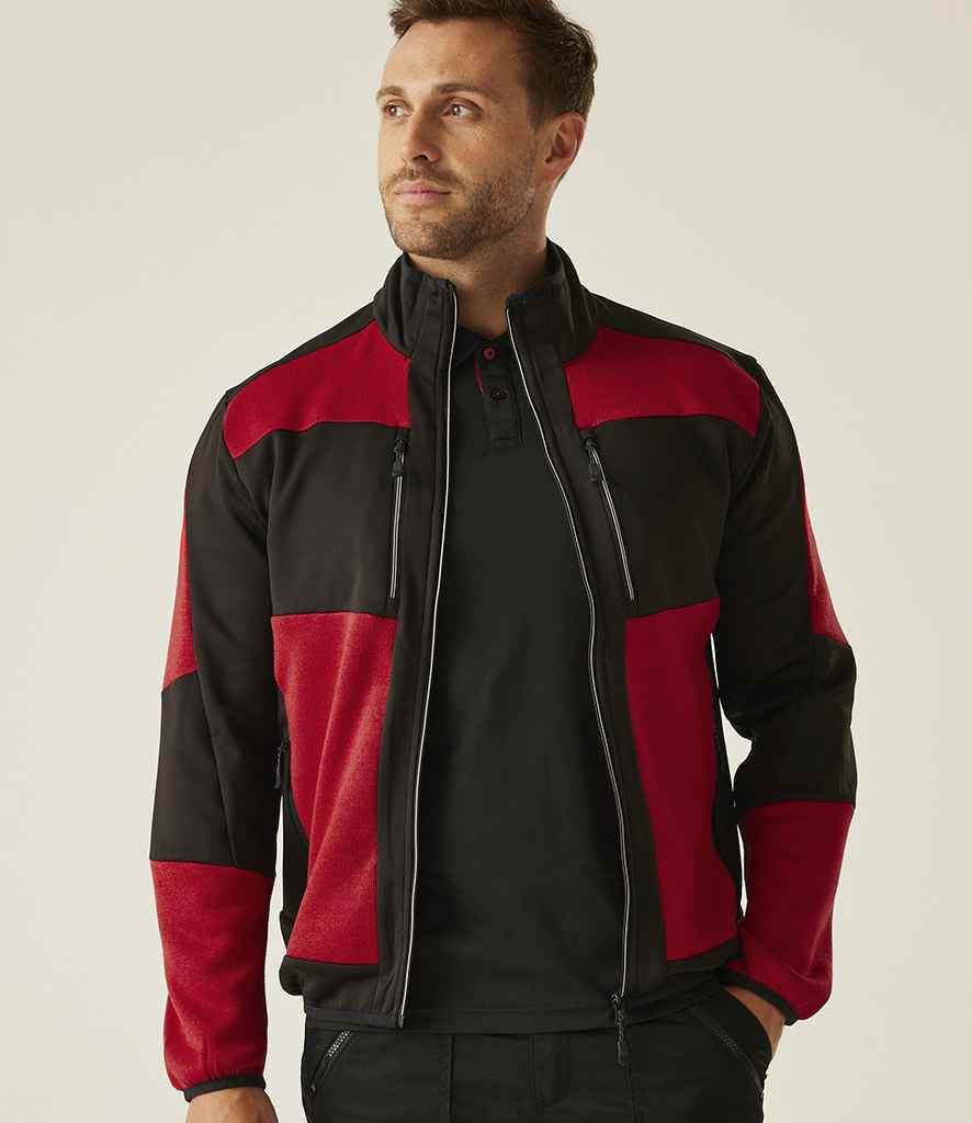 Regatta Professional Regatta E-Volve Unisex Knit Effect Midlayer Top Classic Red/Black