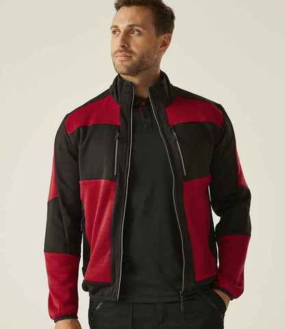 Regatta Professional Regatta E-Volve Unisex Knit Effect Midlayer Top Classic Red/Black