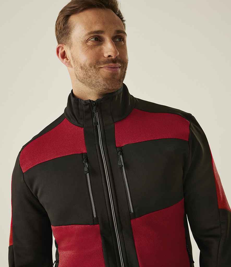 Regatta Professional Regatta E-Volve Unisex Knit Effect Midlayer Top Classic Red/Black
