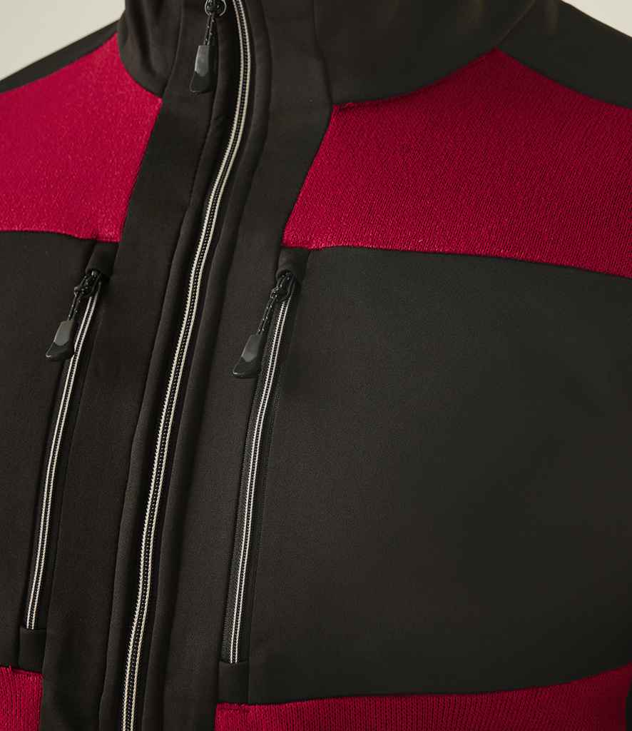 Regatta Professional Regatta E-Volve Unisex Knit Effect Midlayer Top Classic Red/Black