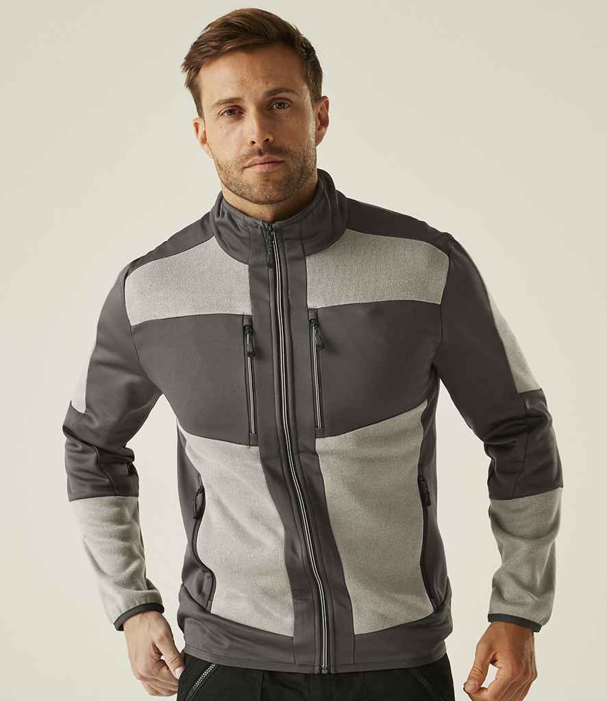 Regatta Professional Regatta E-Volve Unisex Knit Effect Midlayer Top Mineral Grey/Ash