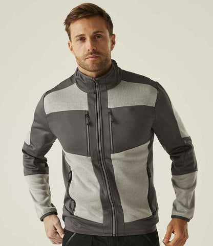 Regatta Professional Regatta E-Volve Unisex Knit Effect Midlayer Top Mineral Grey/Ash