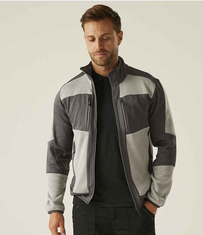 Regatta Professional Regatta E-Volve Unisex Knit Effect Midlayer Top Mineral Grey/Ash