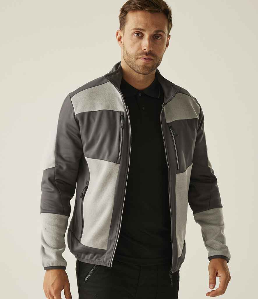 Regatta Professional Regatta E-Volve Unisex Knit Effect Midlayer Top Mineral Grey/Ash