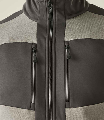 Regatta Professional Regatta E-Volve Unisex Knit Effect Midlayer Top Mineral Grey/Ash