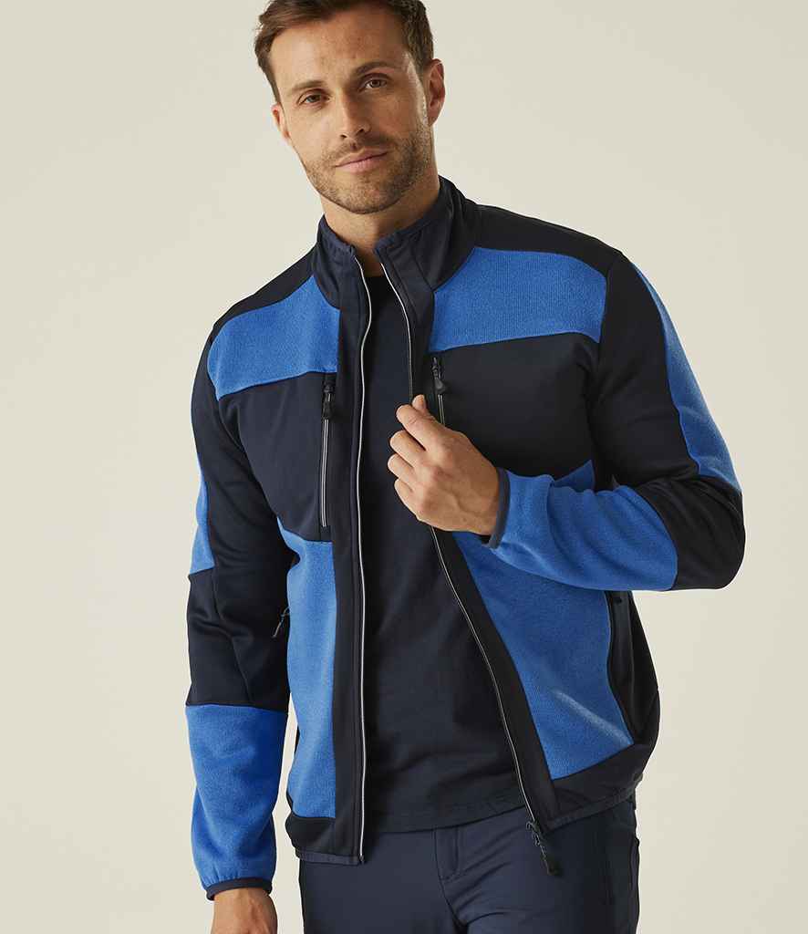 Regatta Professional Regatta E-Volve Unisex Knit Effect Midlayer Top Strong Blue/Navy