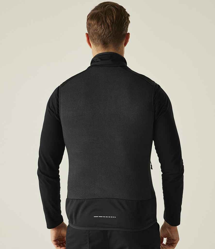 Regatta Professional Regatta E-Volve Unisex Knit Effect Stretch Bodywarmer Ash/Black