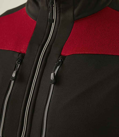 Regatta Professional Regatta E-Volve Unisex Knit Effect Stretch Bodywarmer Classic Red/Black