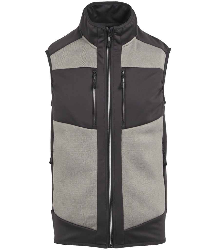 Regatta E-Volve Unisex Knit Effect Stretch Bodywarmer in Mineral Grey/Ash