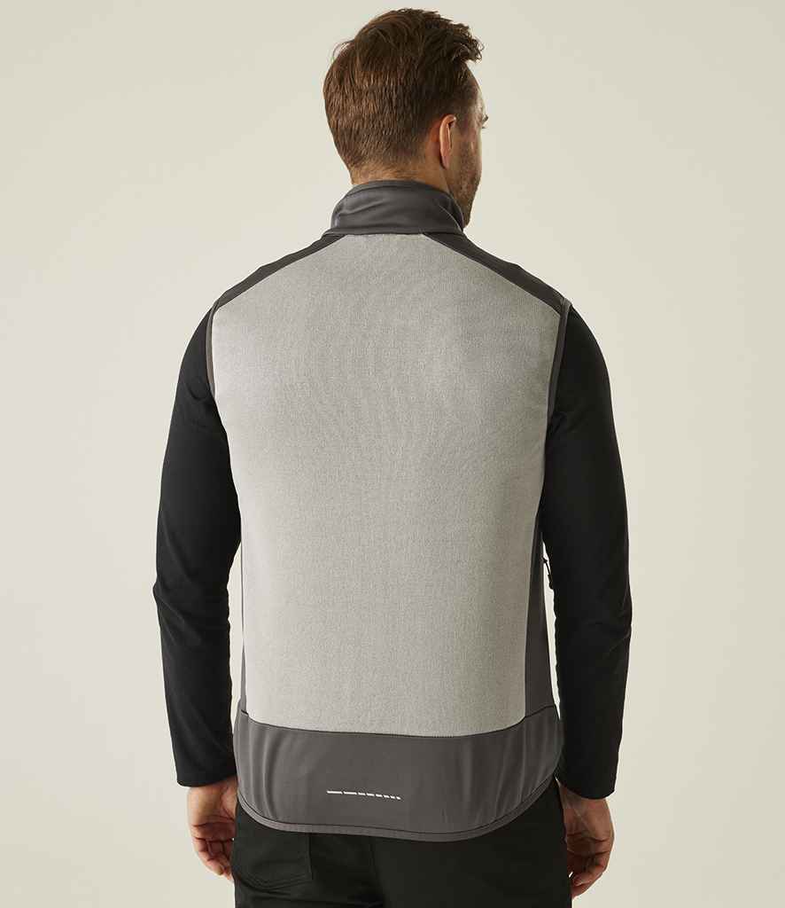 Regatta Professional Regatta E-Volve Unisex Knit Effect Stretch Bodywarmer Mineral Grey/Ash