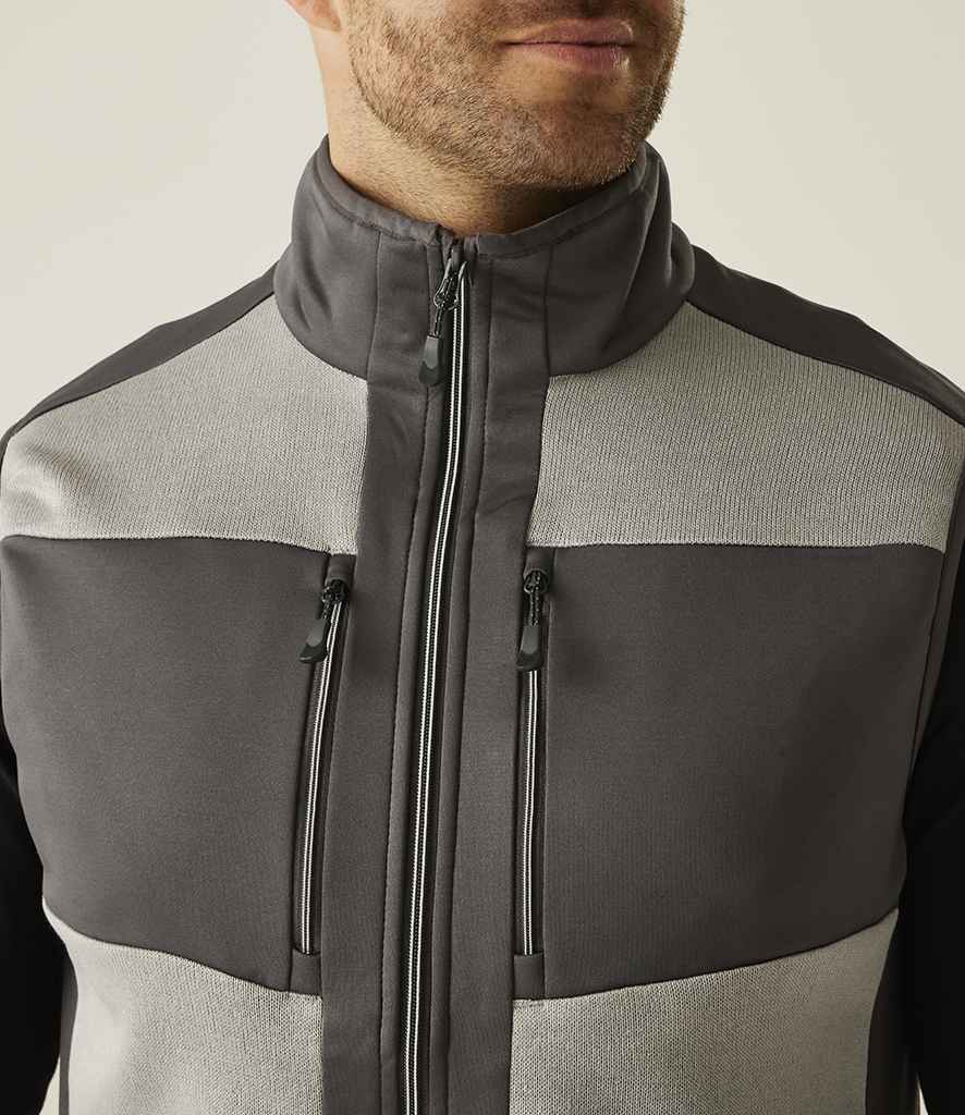 Regatta Professional Regatta E-Volve Unisex Knit Effect Stretch Bodywarmer Mineral Grey/Ash