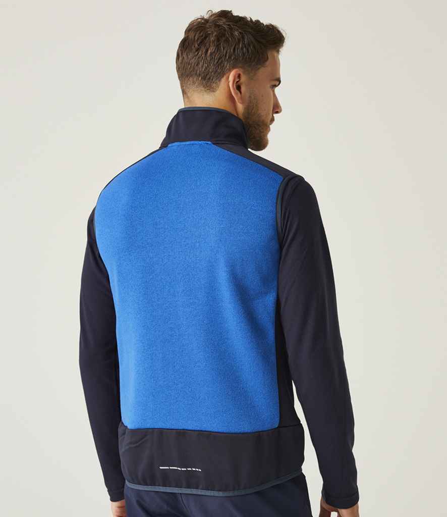 Regatta Professional Regatta E-Volve Unisex Knit Effect Stretch Bodywarmer Strong Blue/Navy