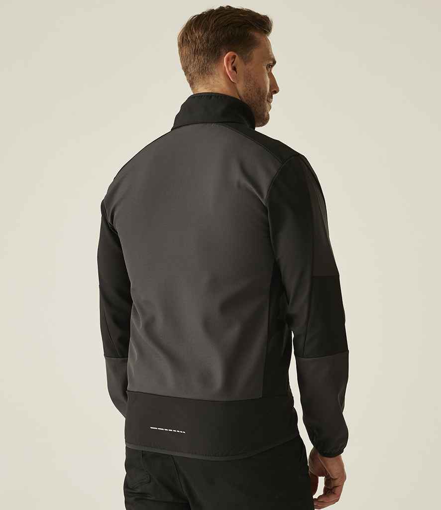 Regatta Professional Regatta E-Volve Unisex Two Layer Soft Shell Jacket Ash/Black