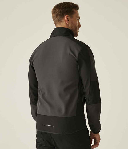 Regatta Professional Regatta E-Volve Unisex Two Layer Soft Shell Jacket Ash/Black