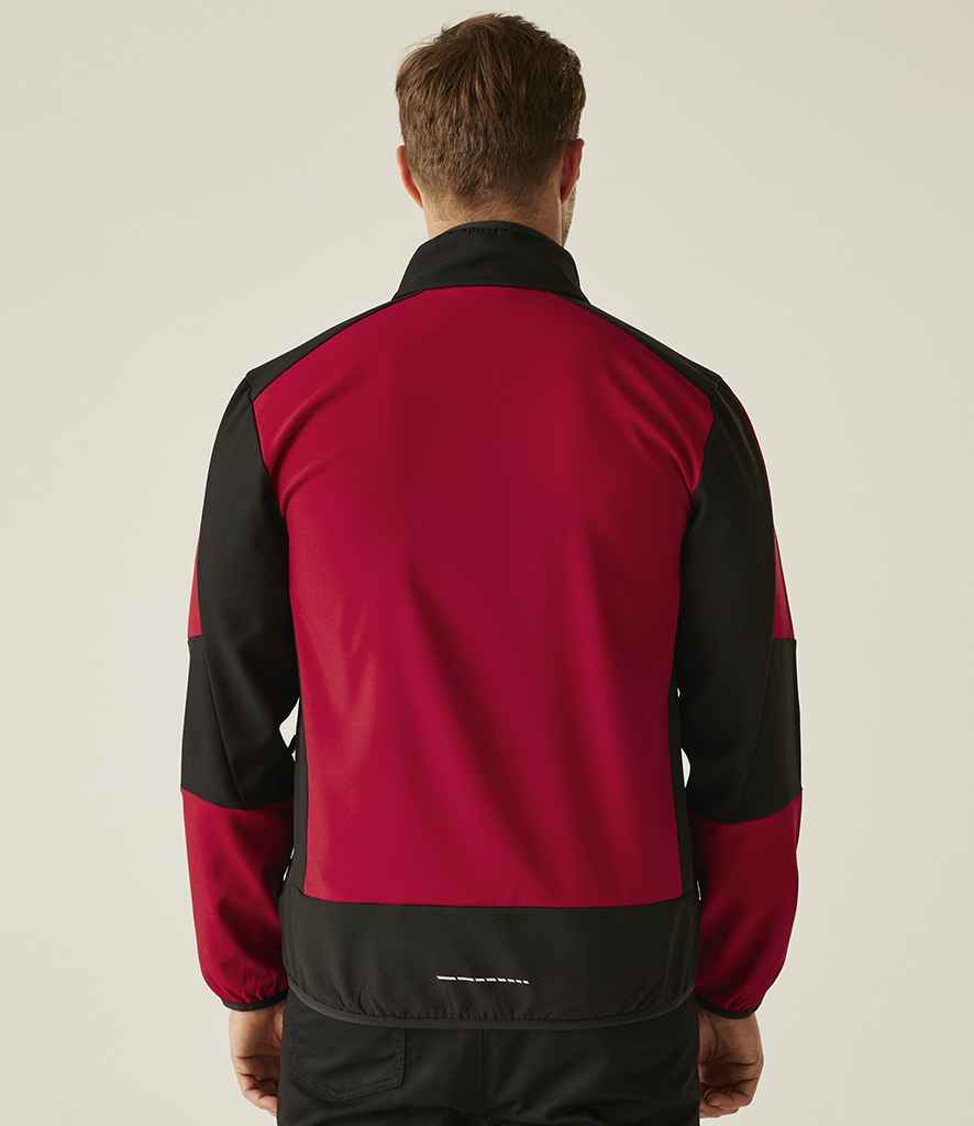 Regatta Professional Regatta E-Volve Unisex Two Layer Soft Shell Jacket Classic Red/Black