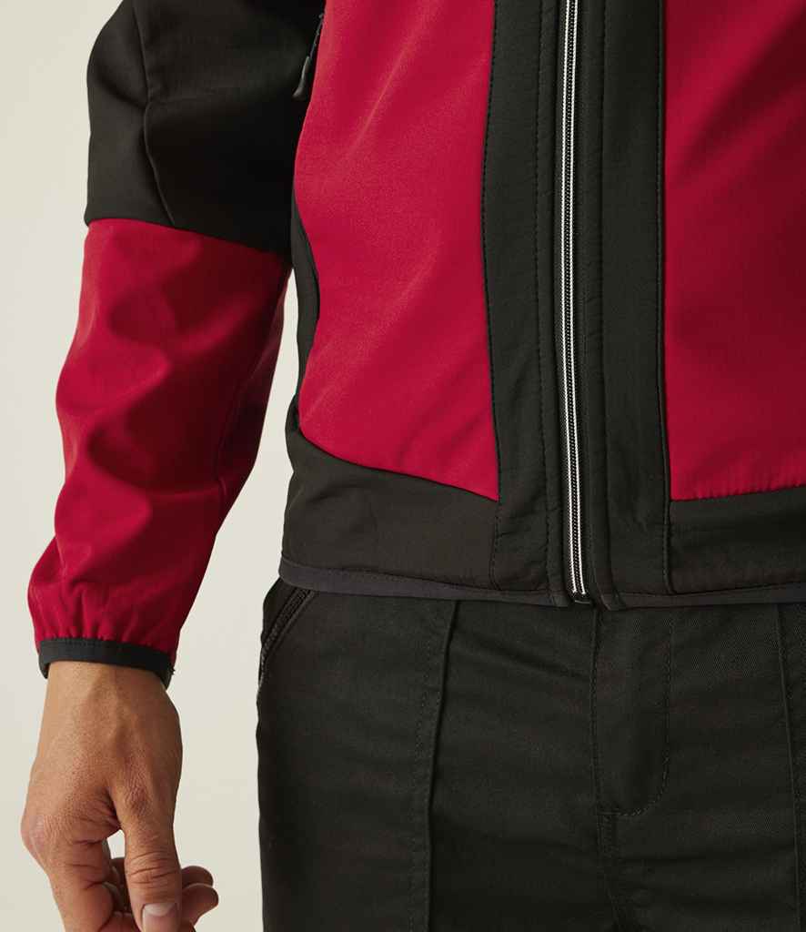 Regatta Professional Regatta E-Volve Unisex Two Layer Soft Shell Jacket Classic Red/Black