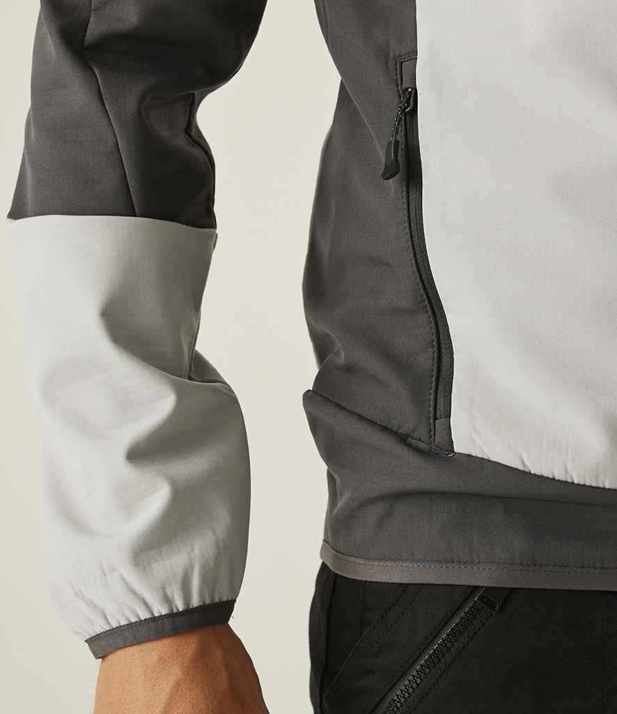 Regatta Professional Regatta E-Volve Unisex Two Layer Soft Shell Jacket Mineral Grey/Ash