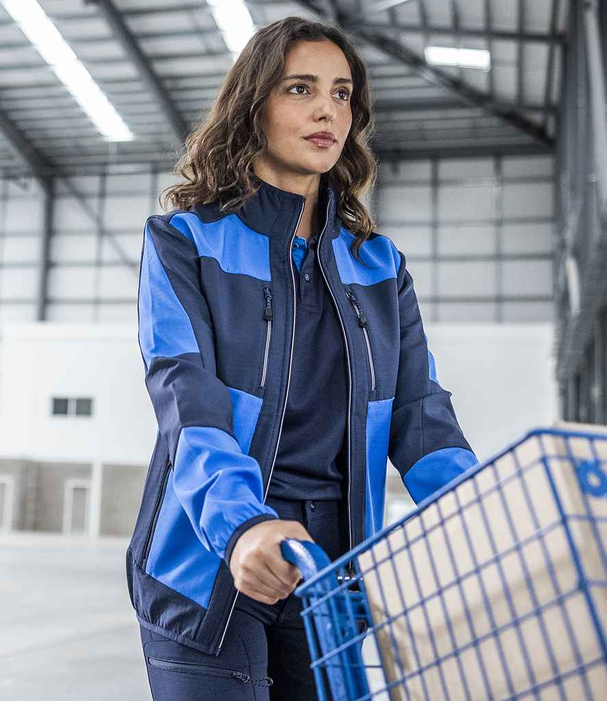 Regatta Professional Regatta E-Volve Unisex Two Layer Soft Shell Jacket Strong Blue/Navy