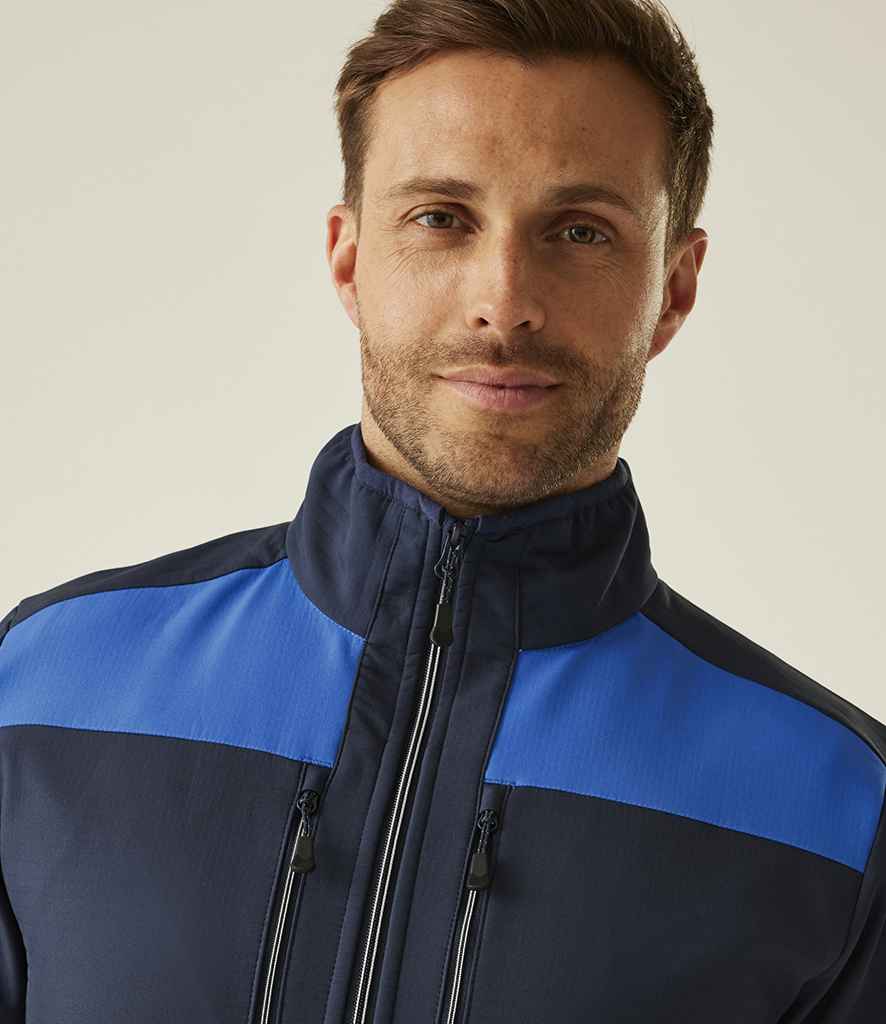 Regatta Professional Regatta E-Volve Unisex Two Layer Soft Shell Jacket Strong Blue/Navy
