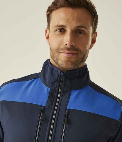 Regatta Professional Regatta E-Volve Unisex Two Layer Soft Shell Jacket Strong Blue/Navy