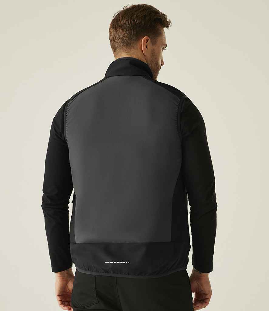 Regatta Professional Regatta E-Volve Unisex Two Layer Soft Shell Bodywarmer Ash/Black