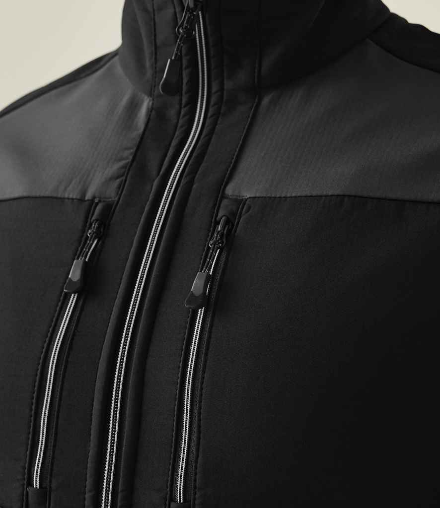 Regatta Professional Regatta E-Volve Unisex Two Layer Soft Shell Bodywarmer Ash/Black