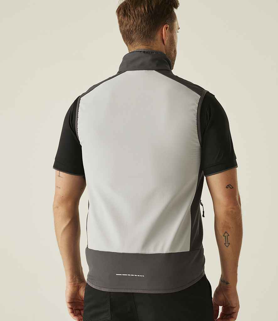 Regatta Professional Regatta E-Volve Unisex Two Layer Soft Shell Bodywarmer Mineral Grey/Ash
