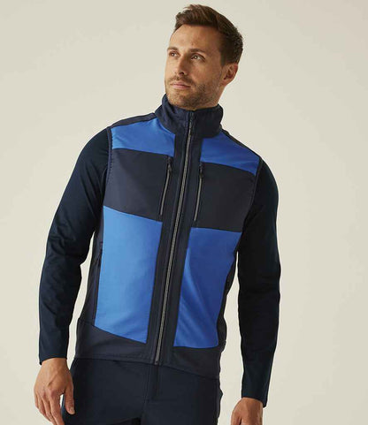 Regatta Professional Regatta E-Volve Unisex Two Layer Soft Shell Bodywarmer Strong Blue/Navy
