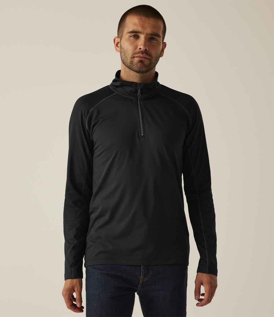 Regatta Professional Regatta Core Stretch Half Zip Midlayer Top Black