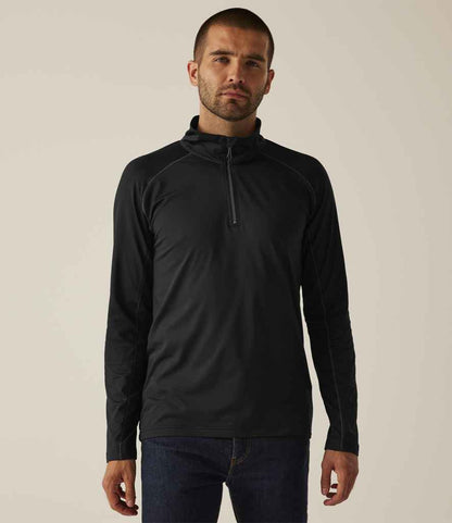 Regatta Professional Regatta Core Stretch Half Zip Midlayer Top Black