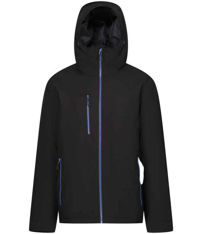 Regatta Navigate Waterproof Insulated Jacket in Black/New Royal Blue