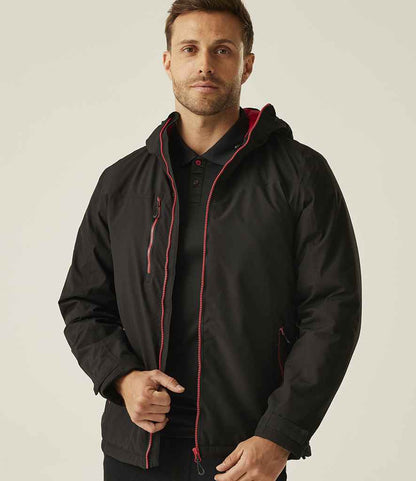 Regatta Professional Regatta Navigate Waterproof Insulated Jacket Black/Classic Red