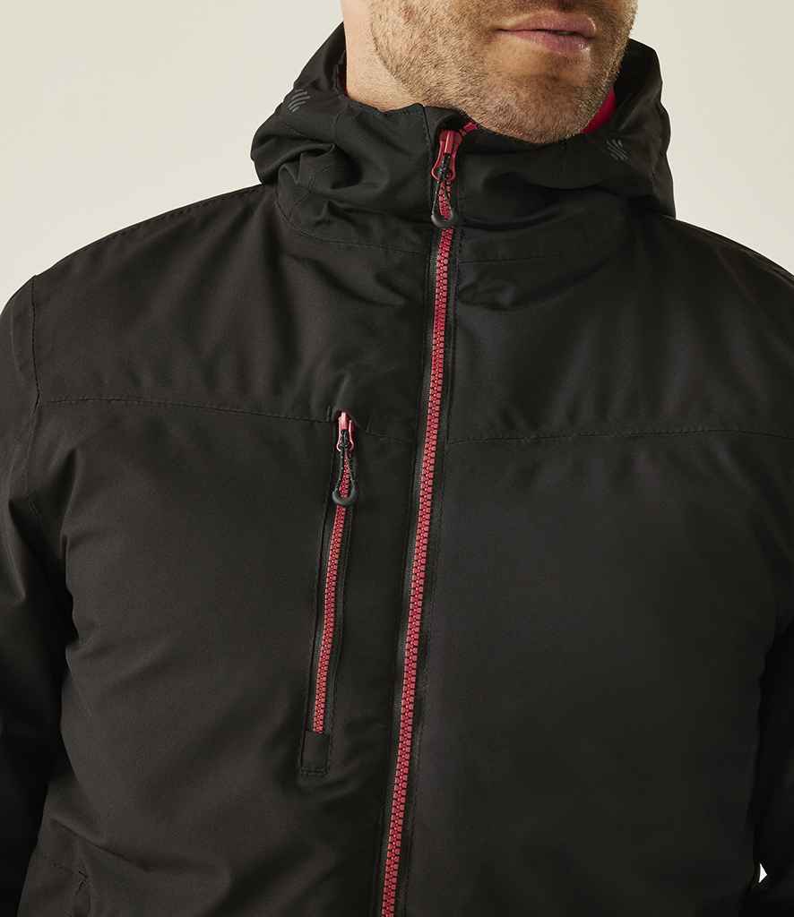 Regatta Professional Regatta Navigate Waterproof Insulated Jacket Black/Classic Red