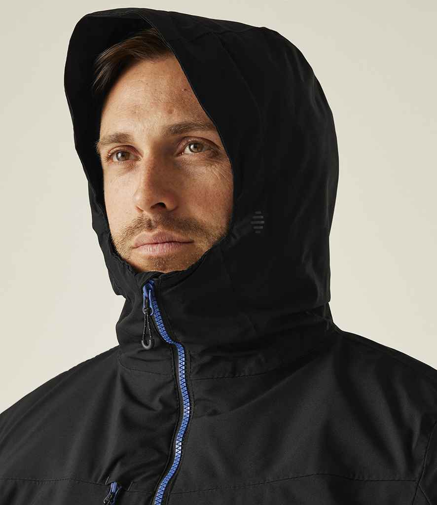 Regatta Professional Regatta Navigate Waterproof Insulated Jacket Black/New Royal Blue