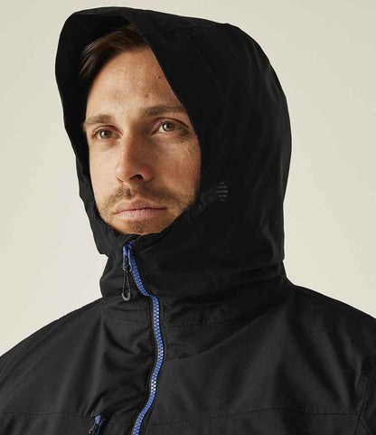Regatta Professional Regatta Navigate Waterproof Insulated Jacket Black/New Royal Blue