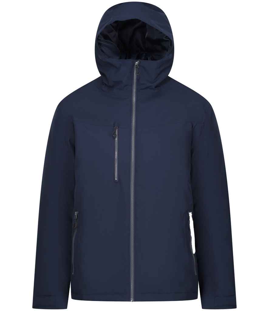 Regatta Navigate Waterproof Insulated Jacket in Navy/Seal Grey