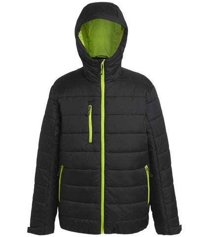 Regatta Navigate Thermal Jacket in Black/Lime Green
