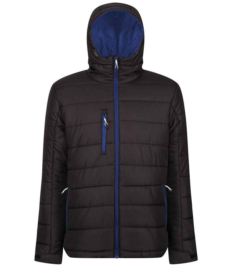 Regatta Navigate Thermal Jacket in Black/New Royal Blue