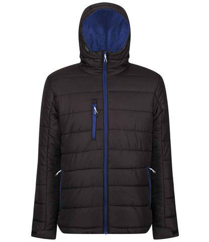 Regatta Navigate Thermal Jacket in Black/New Royal Blue
